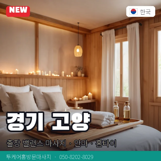 경기 고양 출장 밸런스 마사지 · 안마 · 홈타이 안내 카드