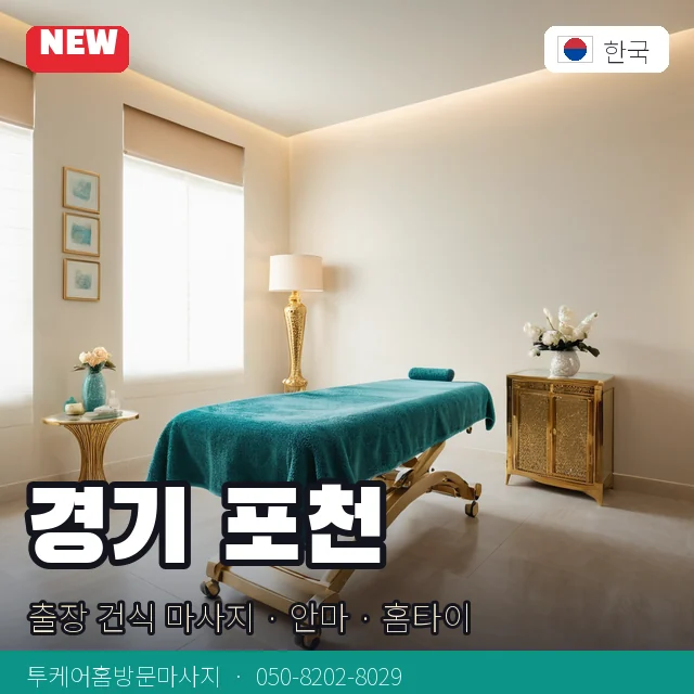 경기 포천 출장 건식 마사지 · 안마 · 홈타이 안내 카드