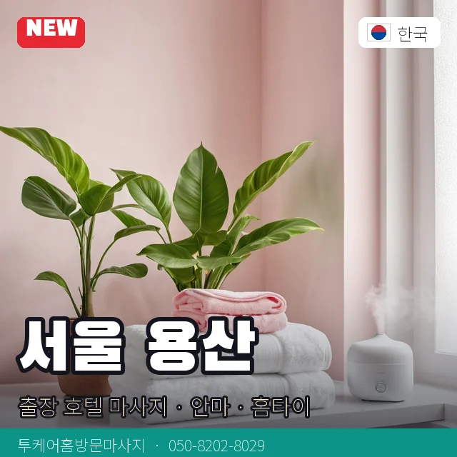 서울 용산 출장 호텔 마사지 · 안마 · 홈타이 안내 카드